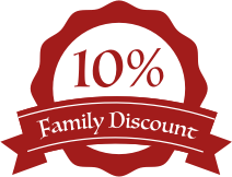 10% Family Discount