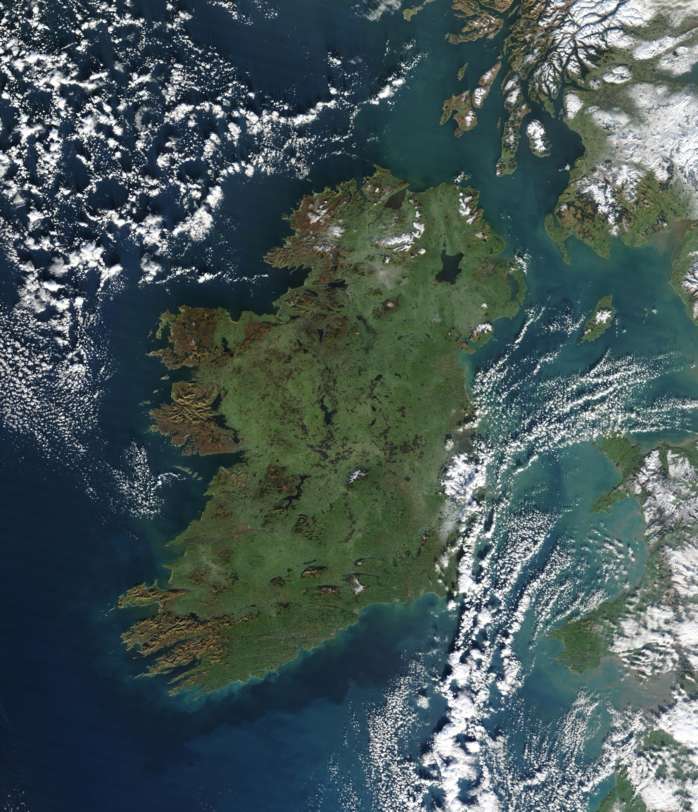 Ireland From Space Edit